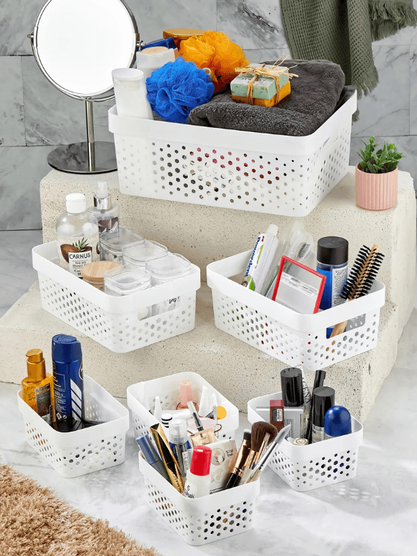 7'Lİ PENTA ÇOK AMAÇLI MAKYAJ TAKI MUTFAK BANYO ORGANİZER DÜZENLEYİCİ SET