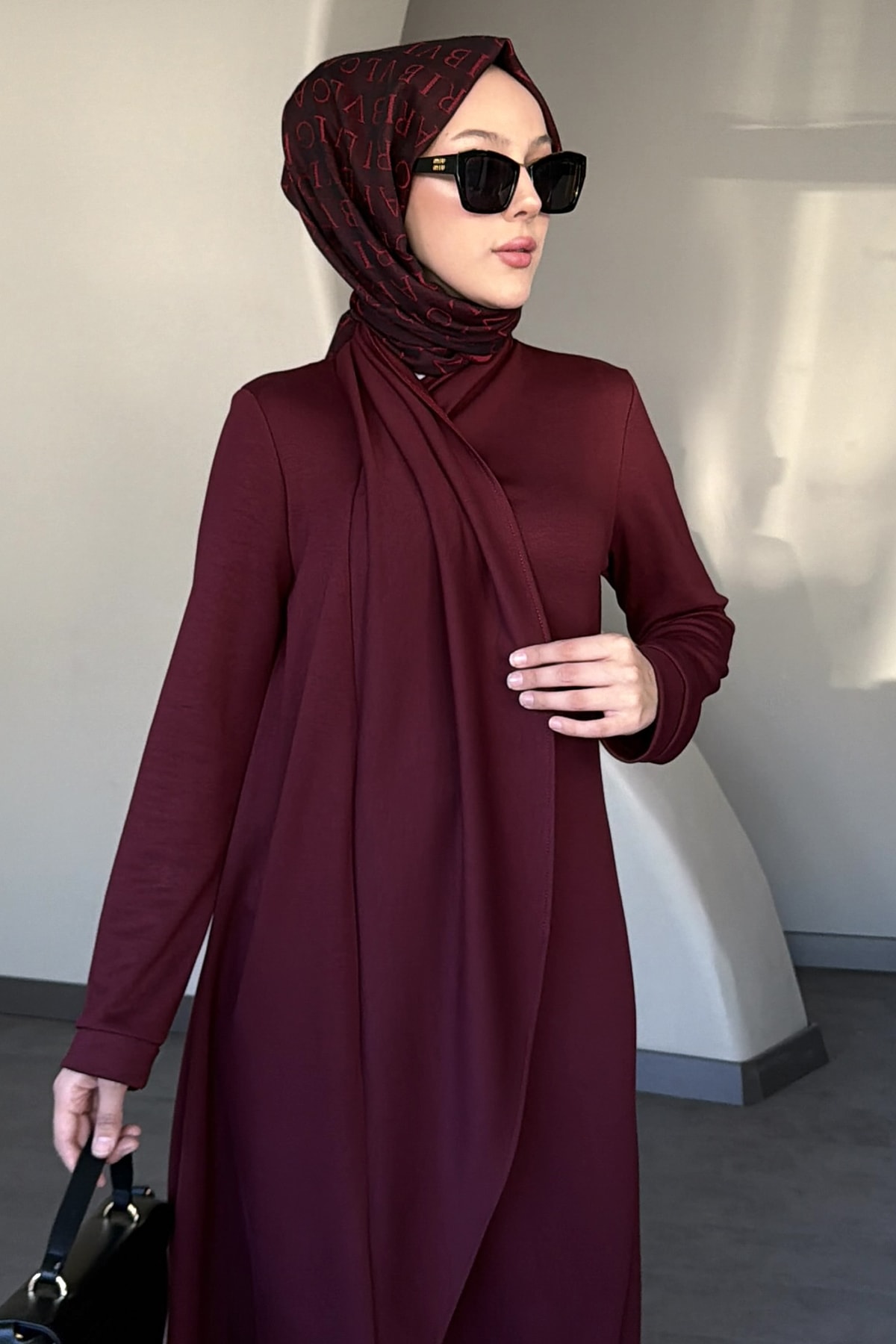 Winoa Asimetrik Modal Elbise SK-8623