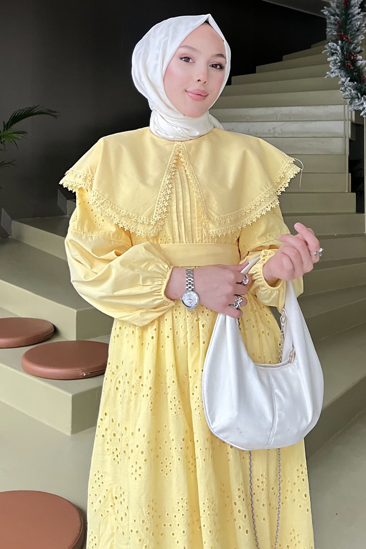 Rihana Fisto Kumaş Elbise SK-8402