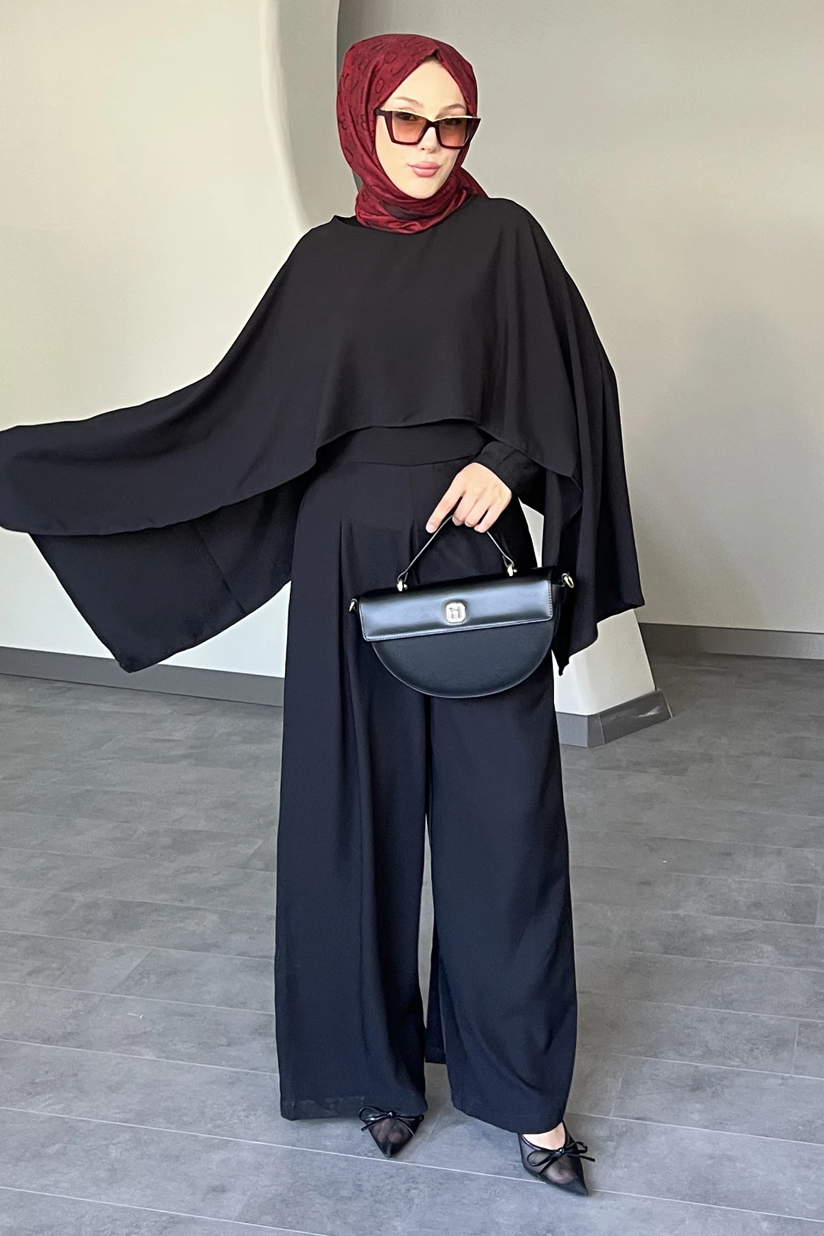 İki Parça Sırt Fermuarlı Tulum DMR-8569