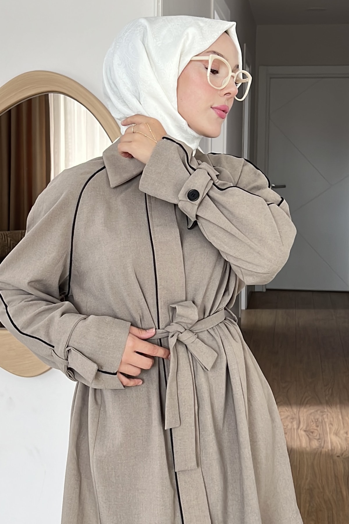 Freya Gizli Fermuarlı Krep Takım SK-8599