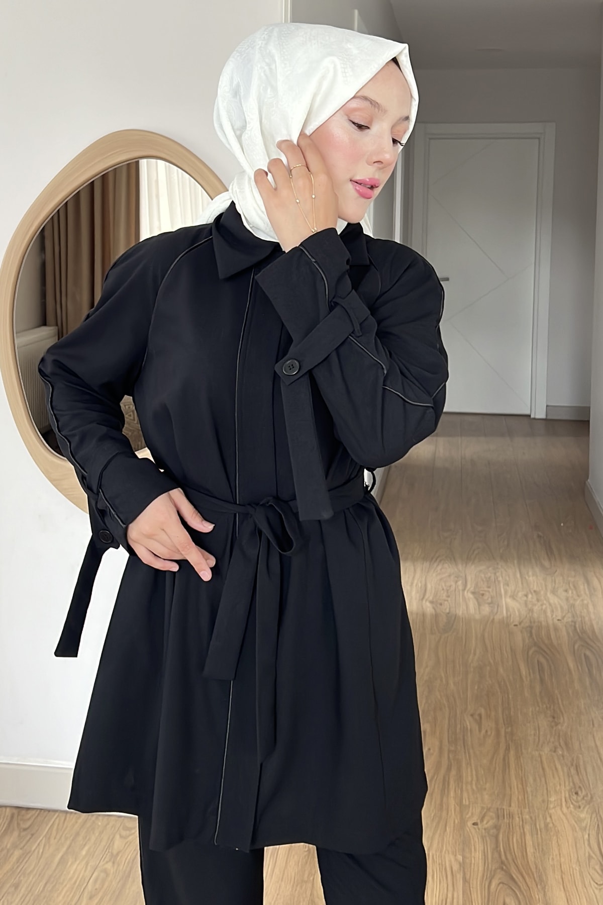 Freya Gizli Fermuarlı Krep Takım SK-8599