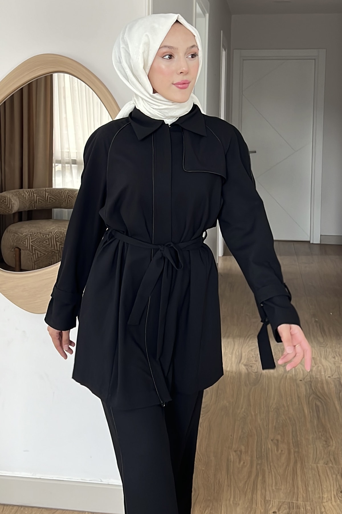 Freya Gizli Fermuarlı Krep Takım SK-8599