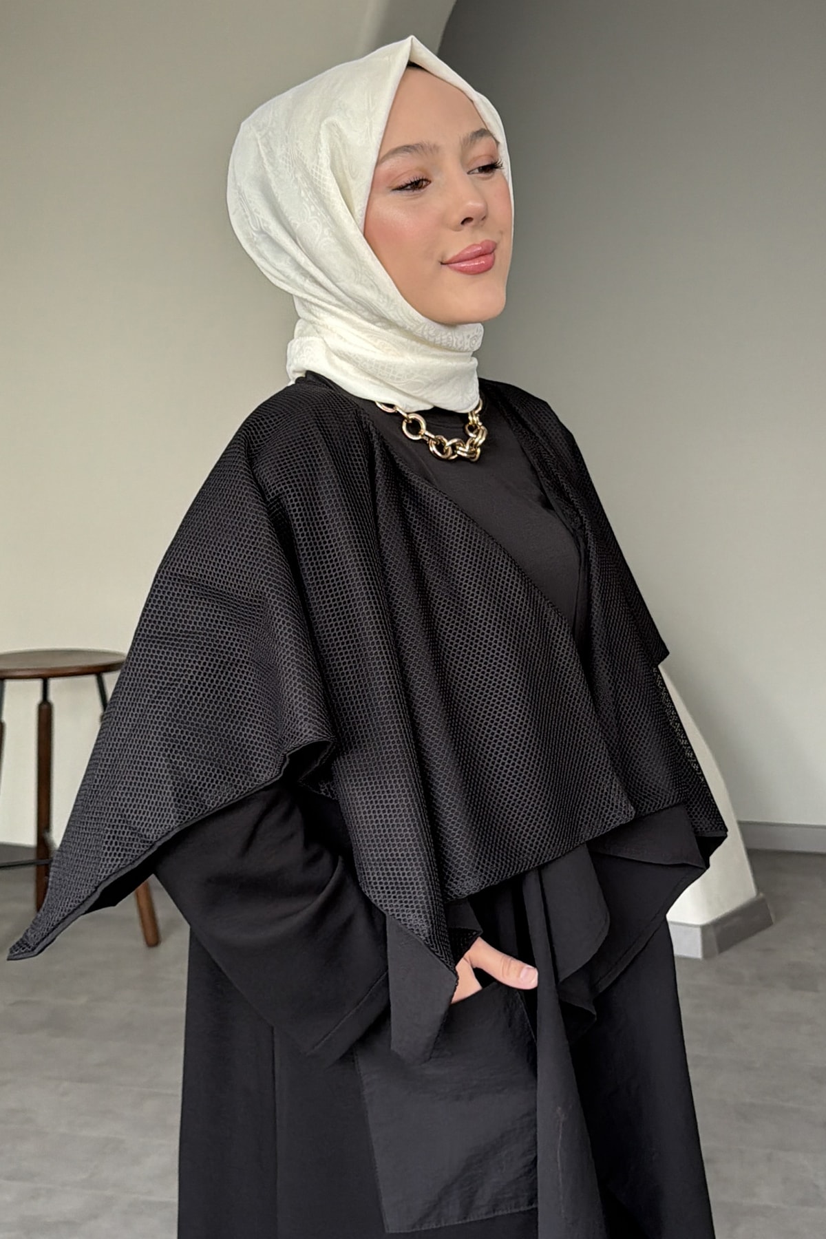 Rafaella Üç Parça File Detaylı Bohem Takım SK-8619