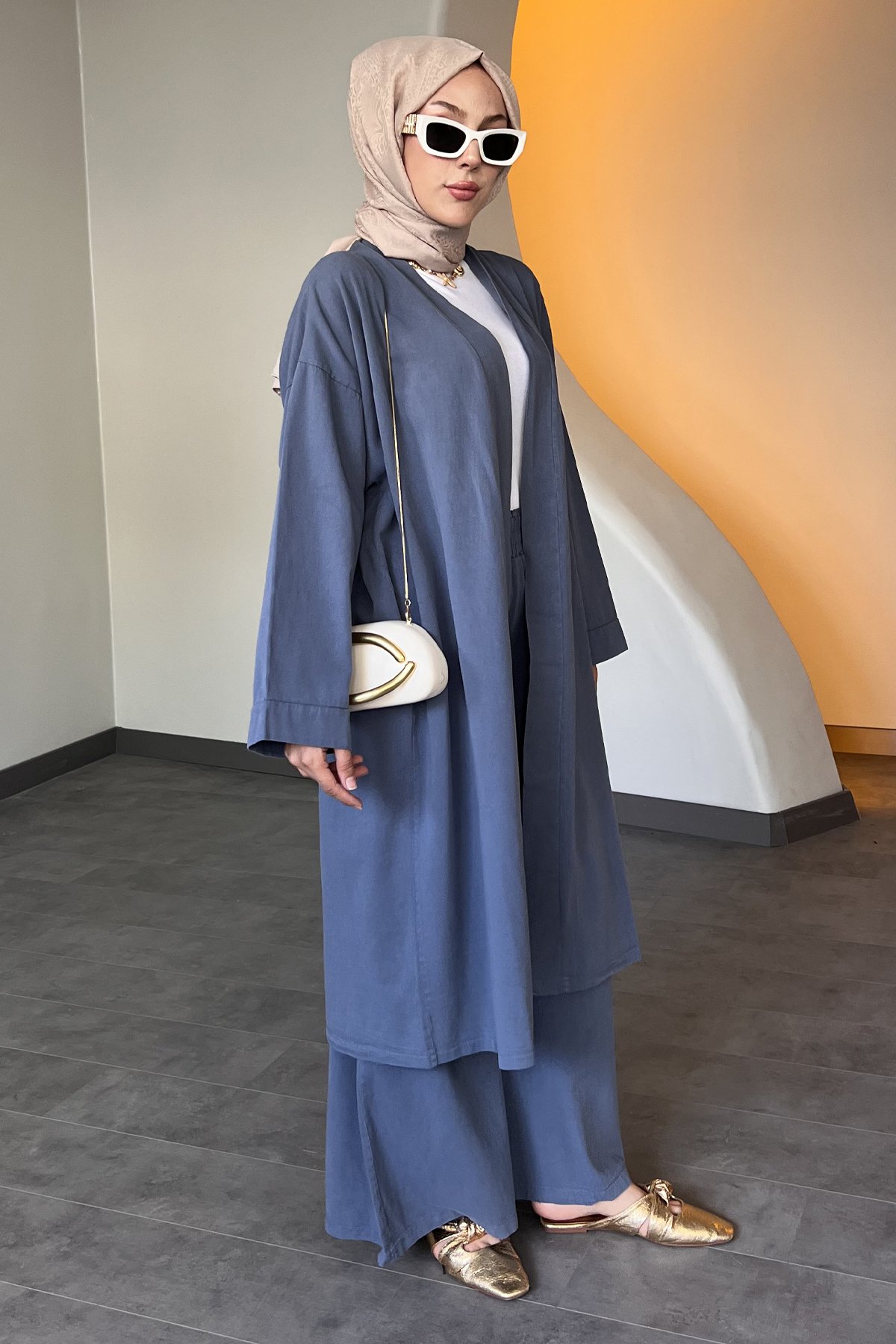 Gabardin Kimono Takım DMR-8576