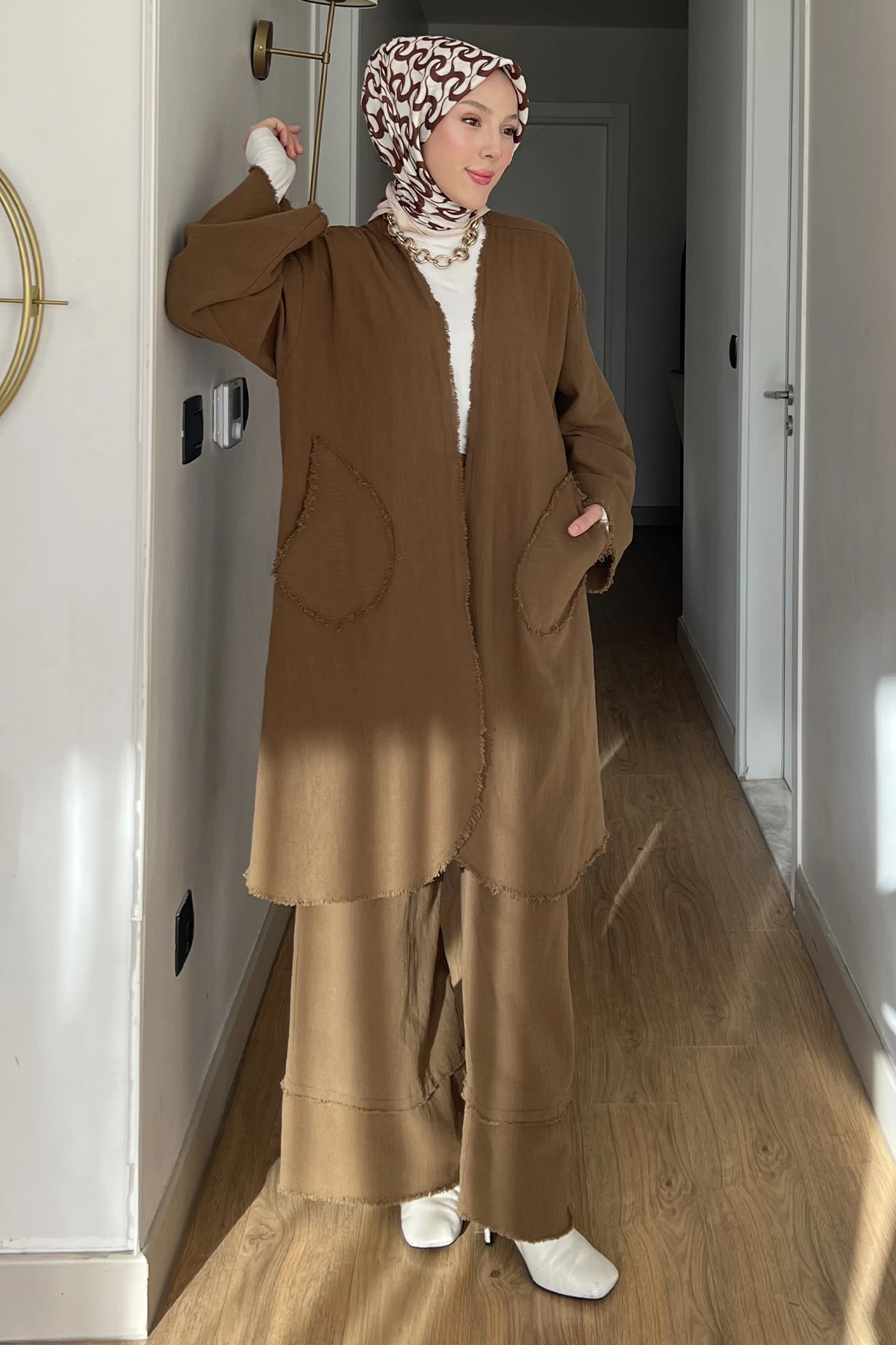 Aria Büyük Cep Detaylı Takım DMR-8642