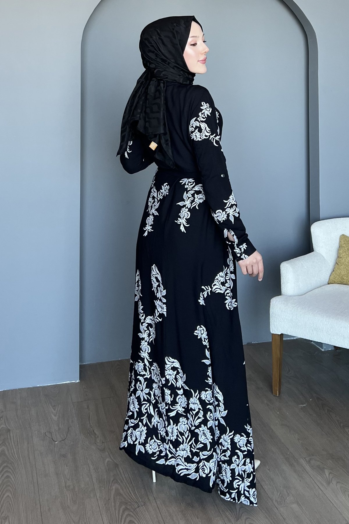 Damla Desen Gömlek Elbise SK-8499