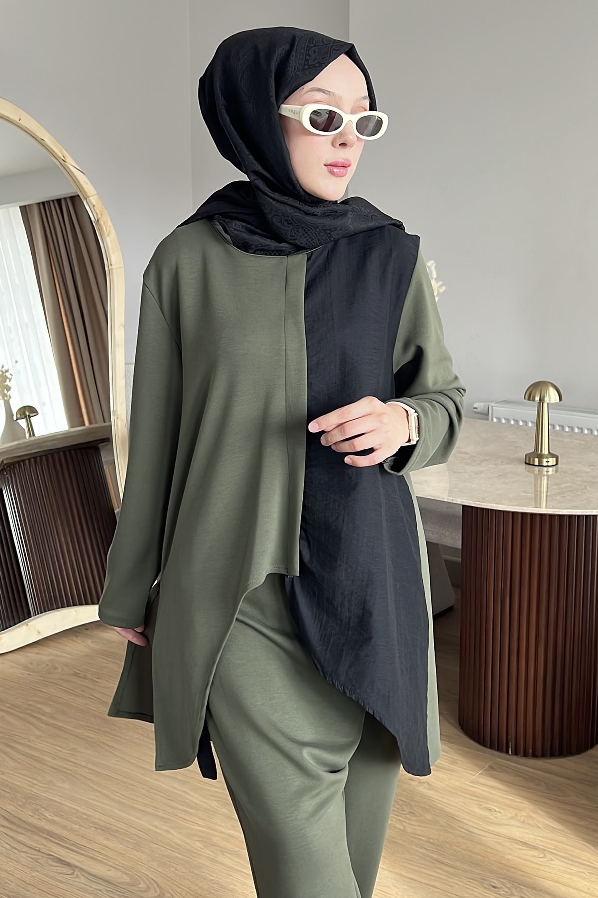 Estella Çift Kumaşlı Bohem Takım SK-8616