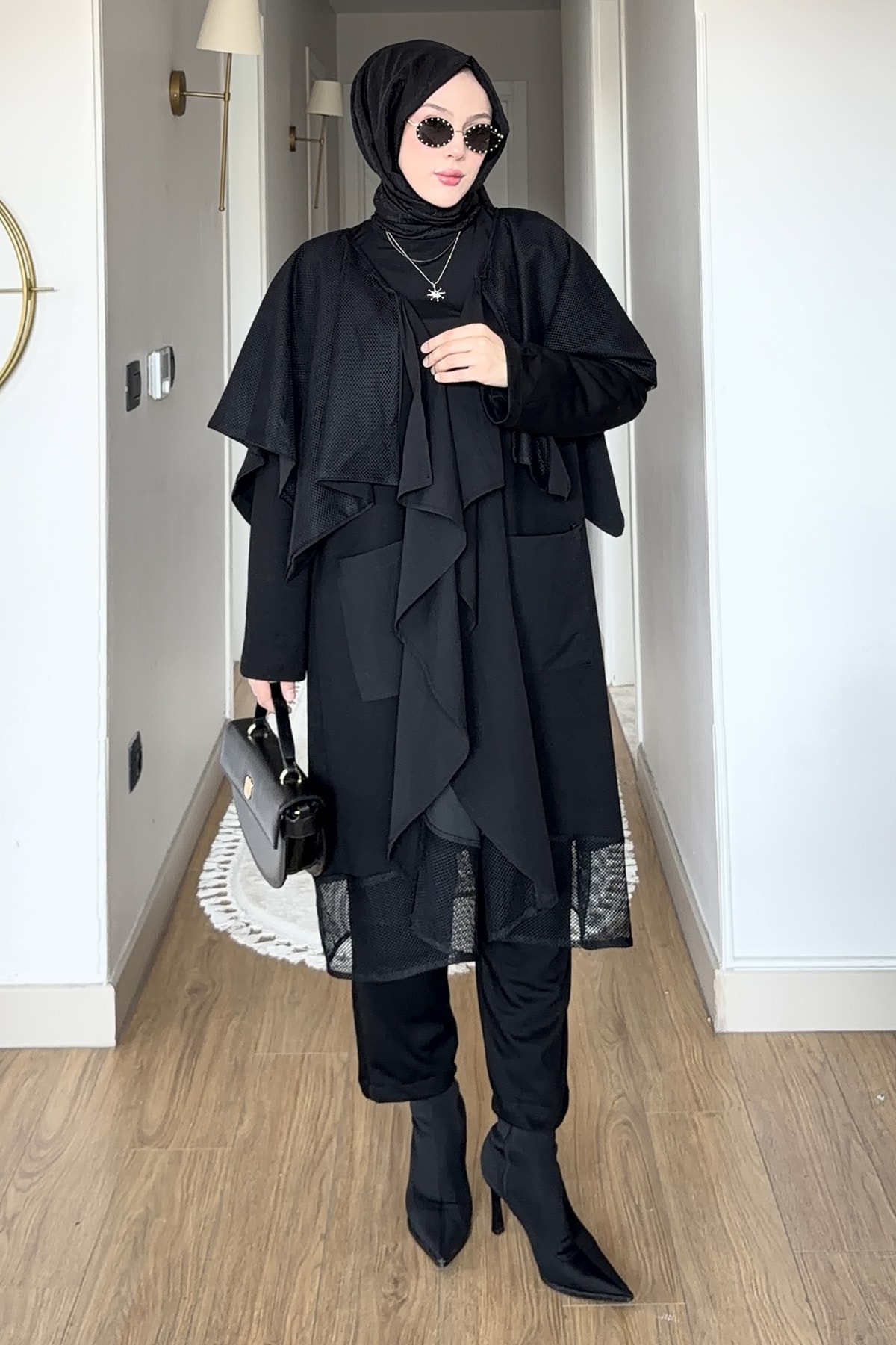 Rafaella Üç Parça File Detaylı Bohem Takım SK-8619