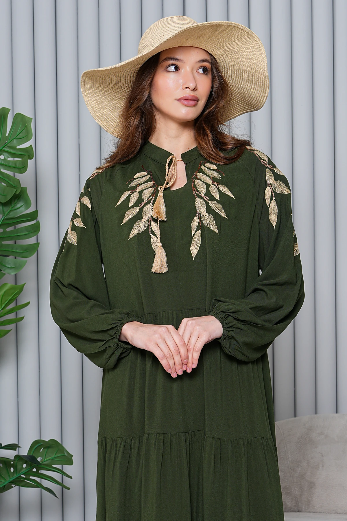 Eclipse Payet Nakışlı Elbise SK-8394