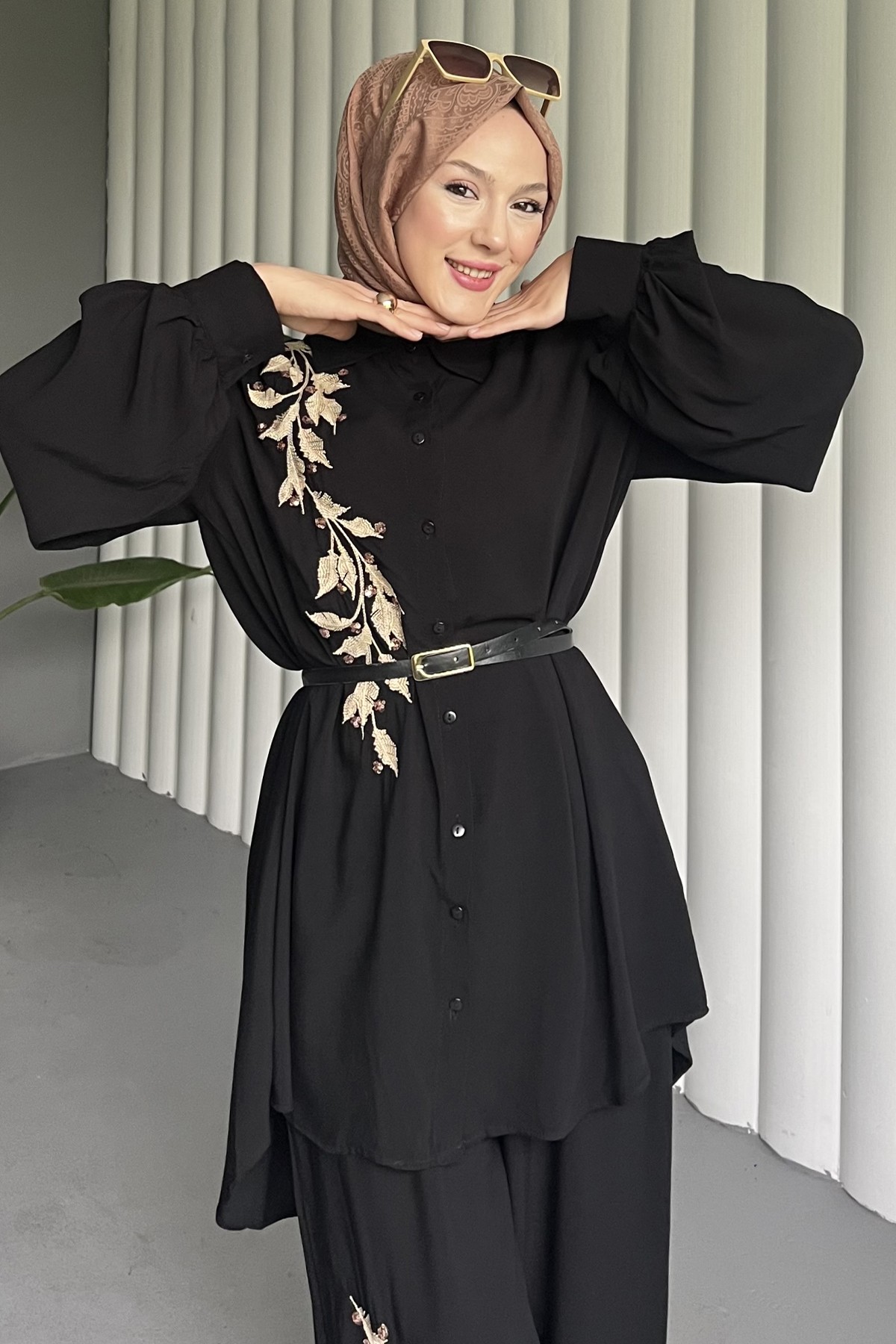 Fulya Payet Nakışlı İkili Takım SK-8420