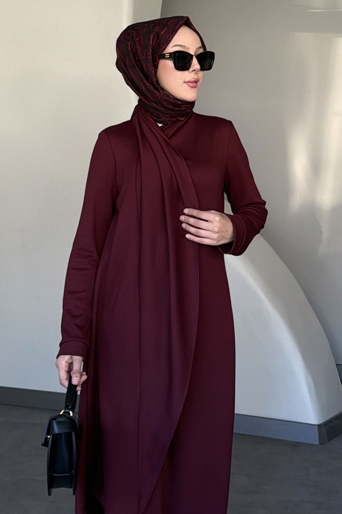 Winoa Asimetrik Modal Elbise SK-8623