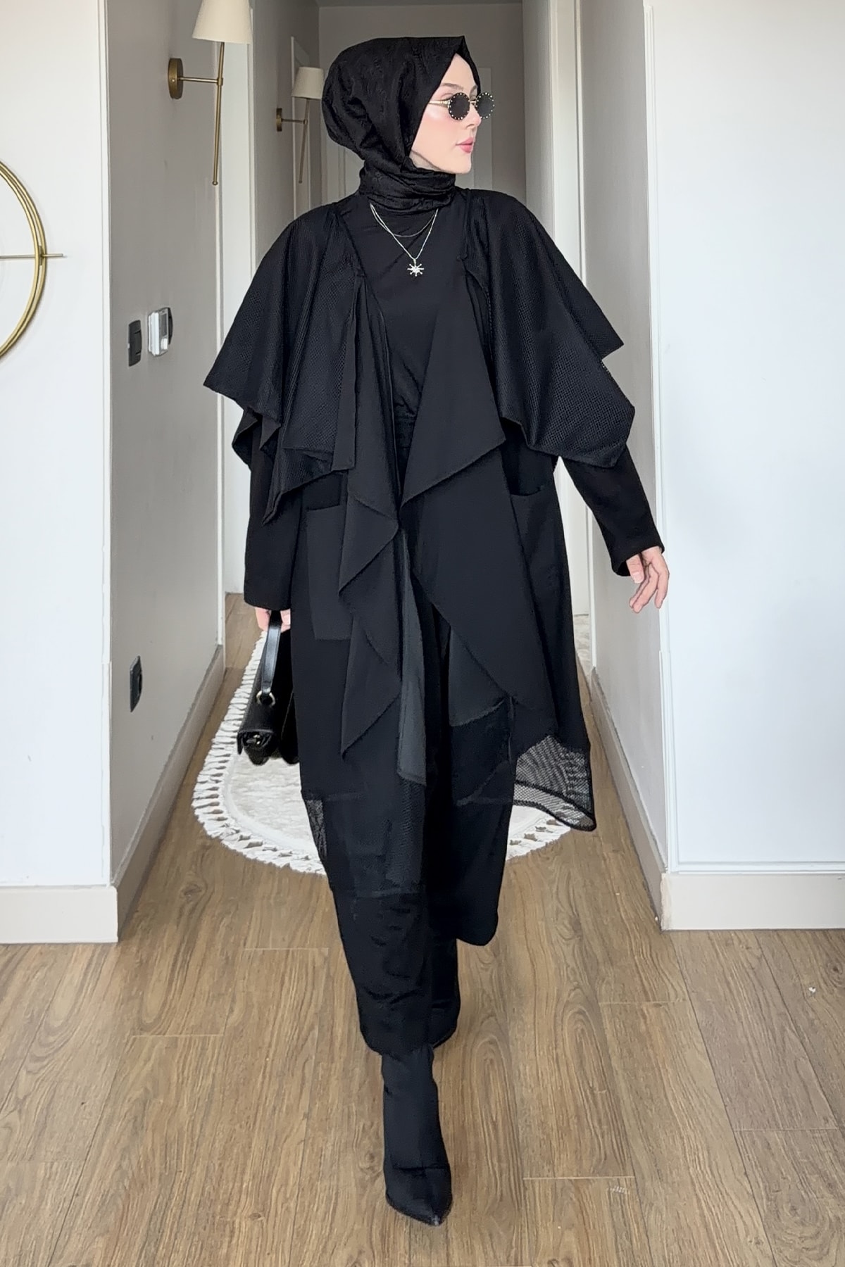 Rafaella Üç Parça File Detaylı Bohem Takım SK-8619