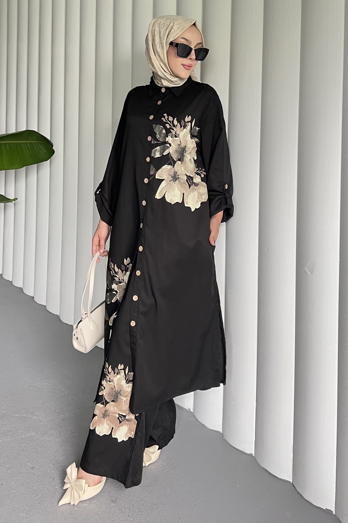 Şahika Desenli Tensel Takım SK-8511