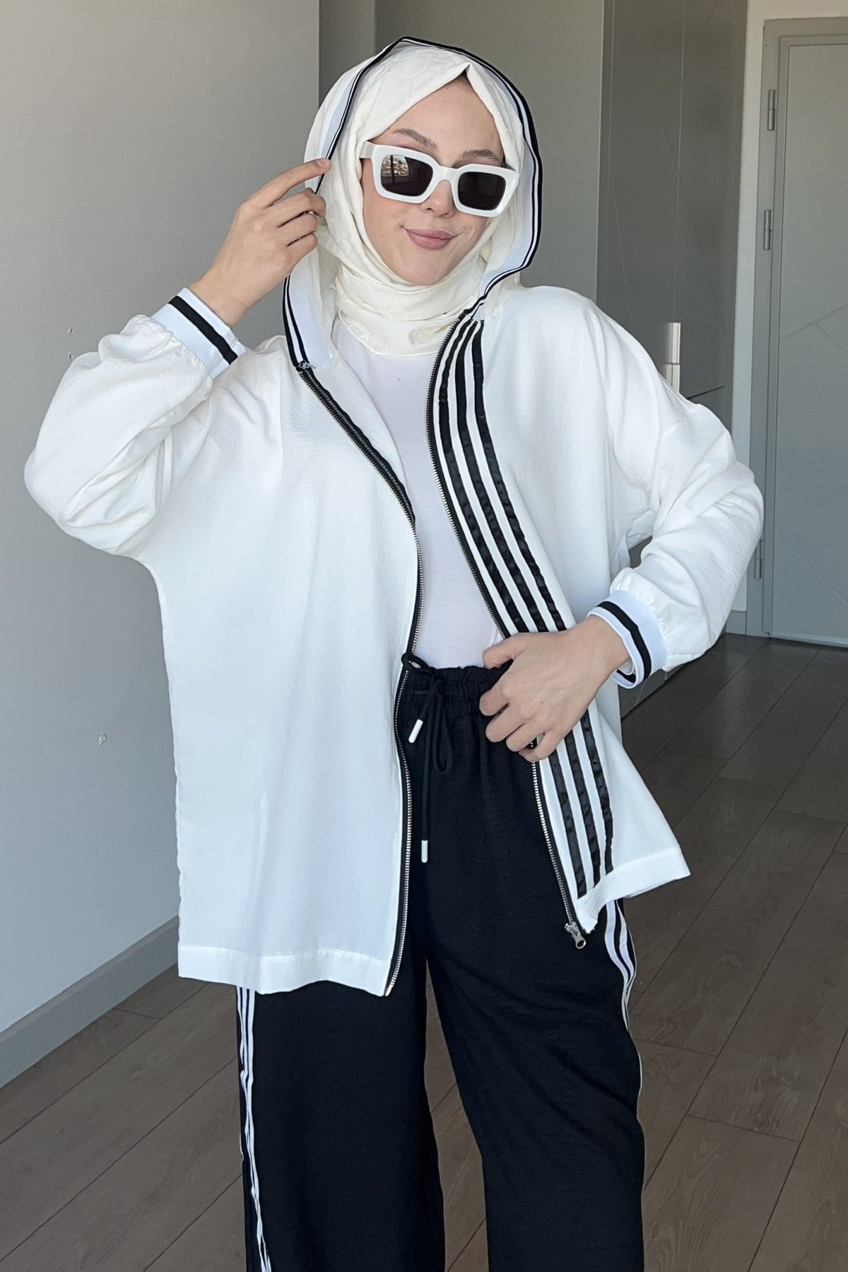 Didas Çizgili Eşofman Takımı SK-8418
