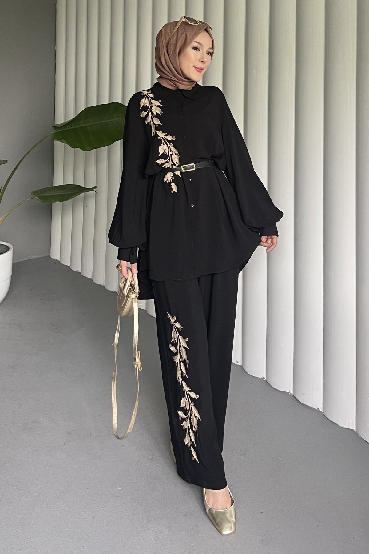 Fulya Payet Nakışlı İkili Takım SK-8420