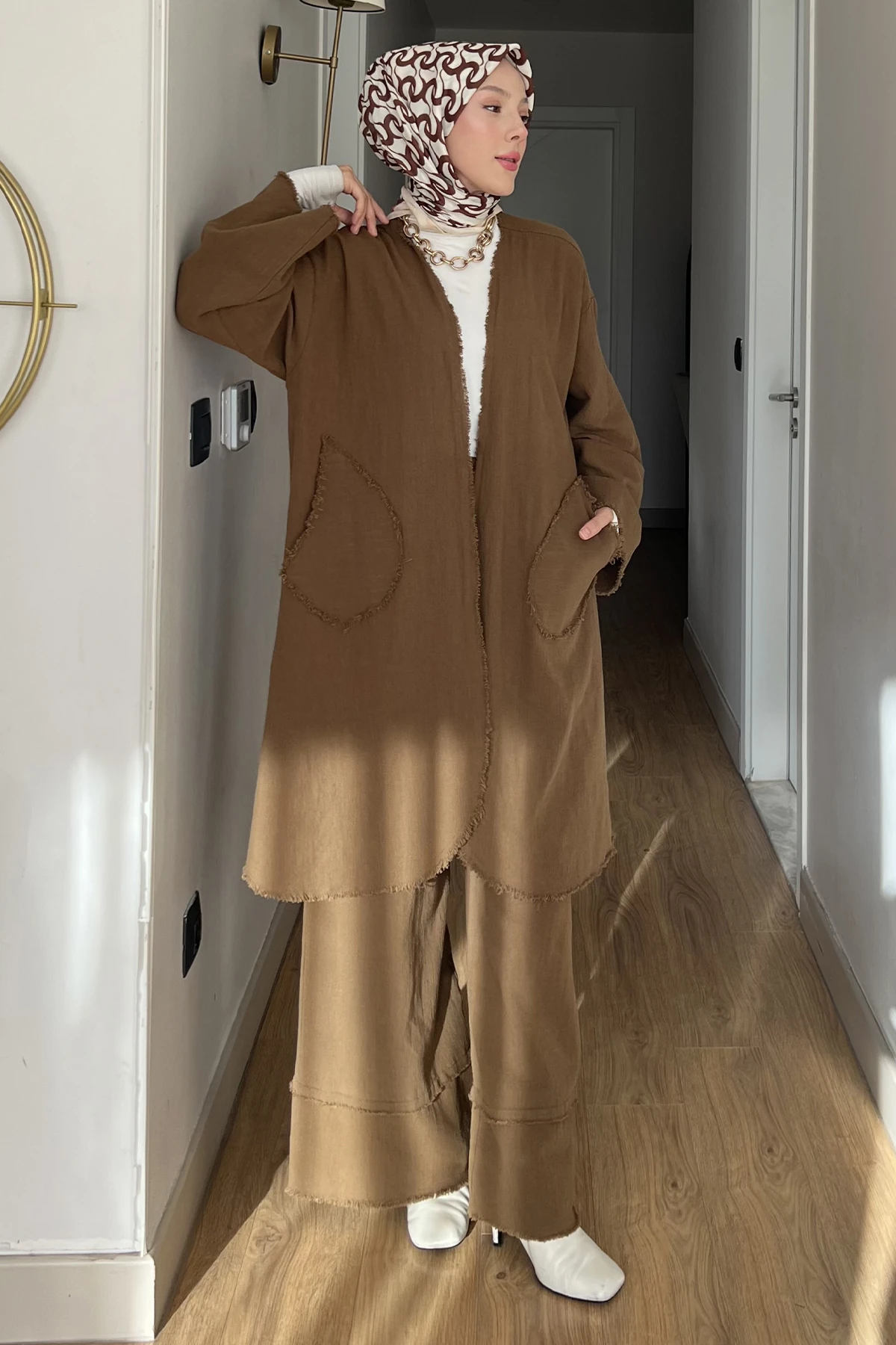 Aria Büyük Cep Detaylı Takım DMR-8642