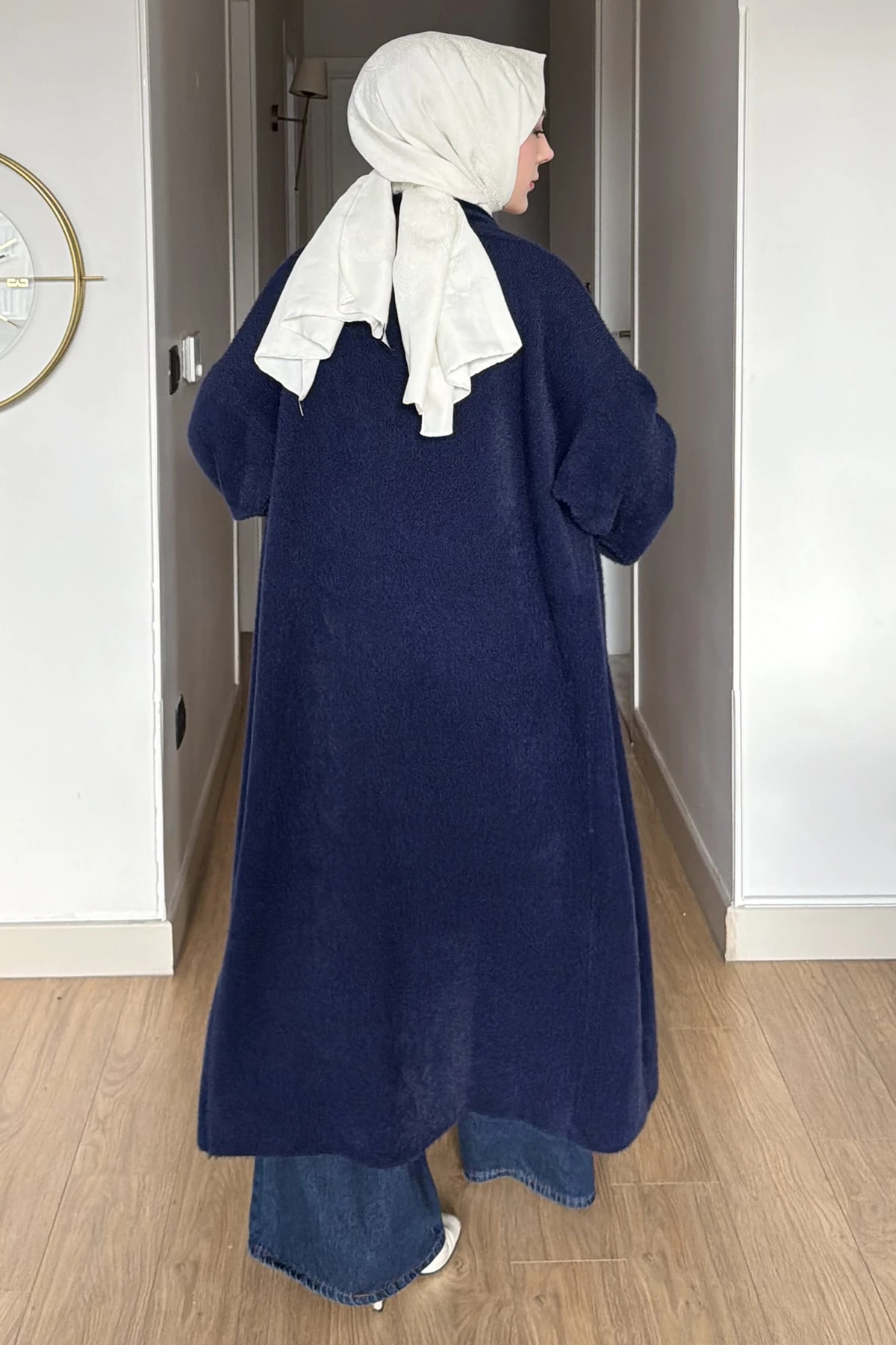 Sueda Düz Angora Kumaş Hırka SMR-8647