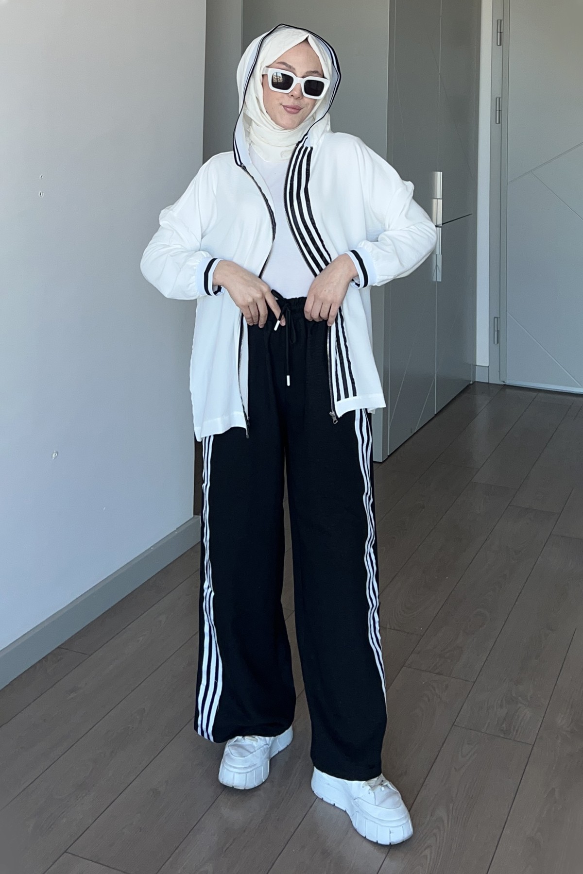 Didas Çizgili Eşofman Takımı SK-8418