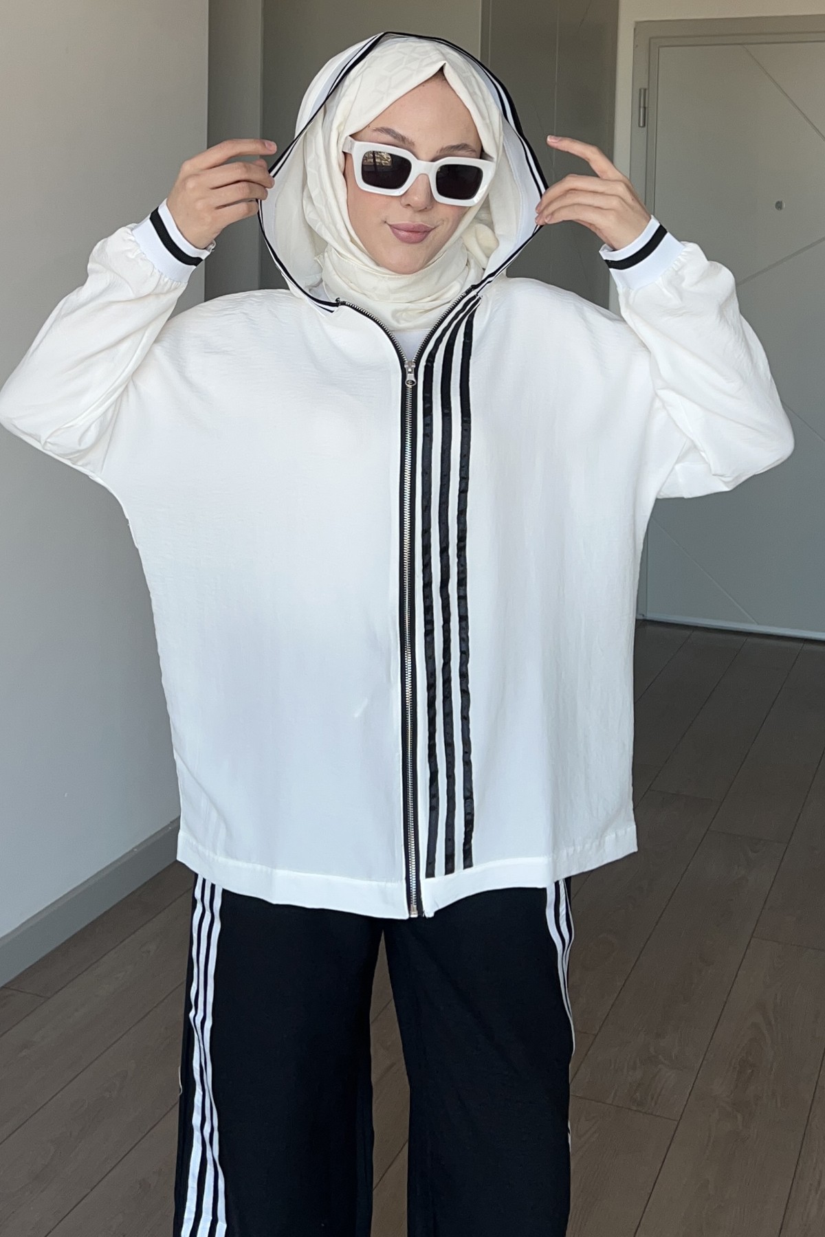 Didas Çizgili Eşofman Takımı SK-8418