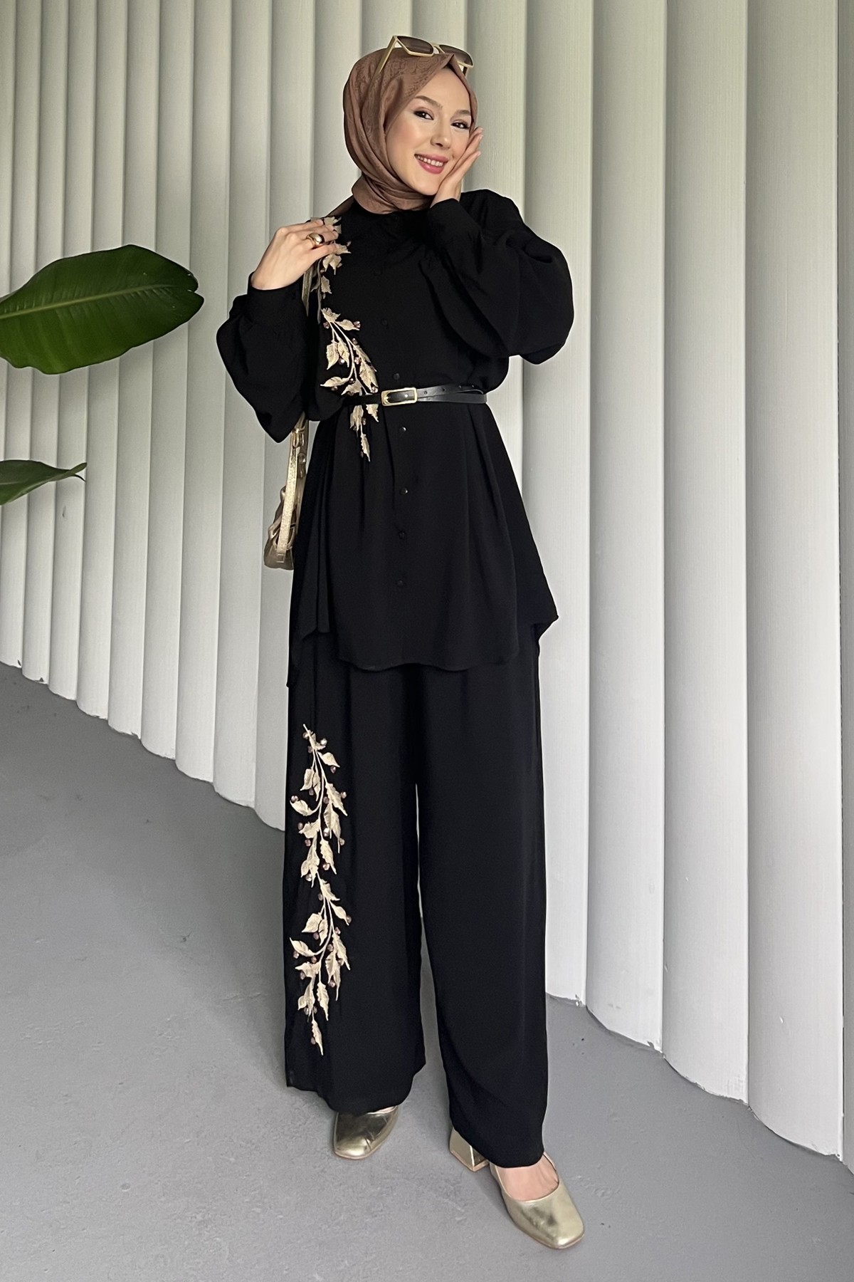 Fulya Payet Nakışlı İkili Takım SK-8420