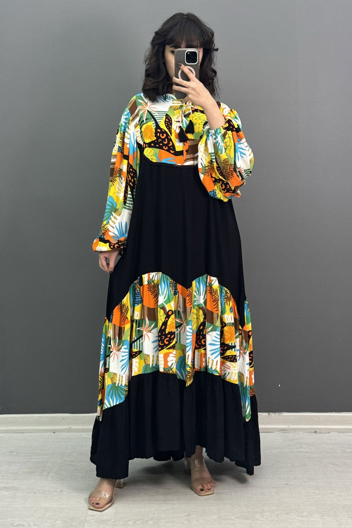 Garnili Salaş Havai Elbise SK-8085
