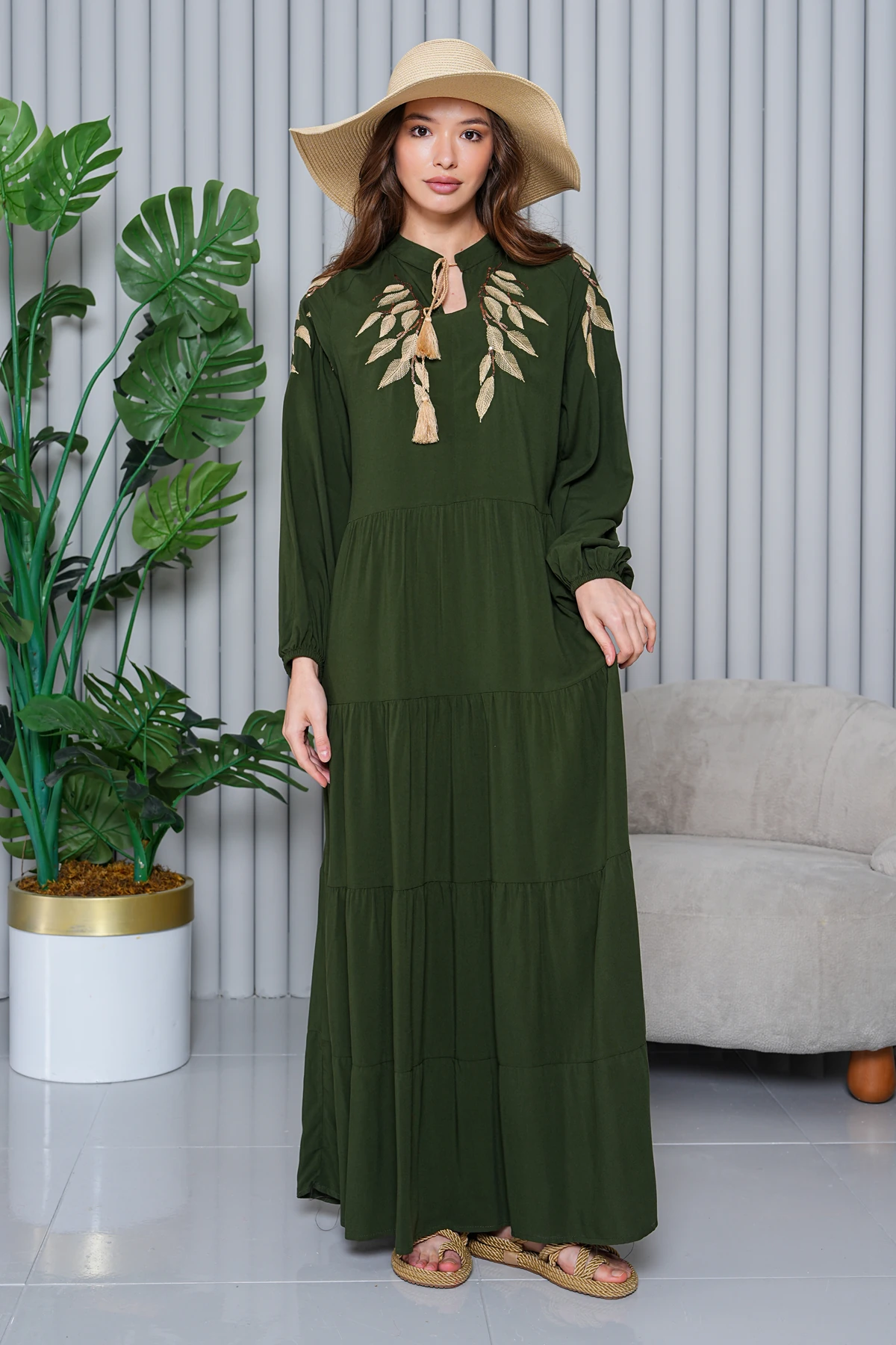 Eclipse Payet Nakışlı Elbise SK-8394