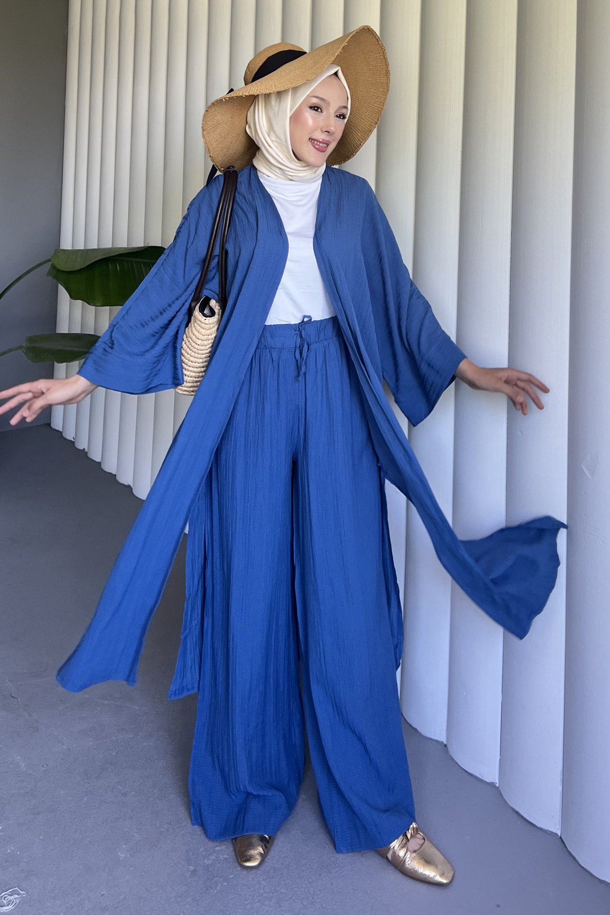 Basic Gofre Kimono Takım DMR-8523