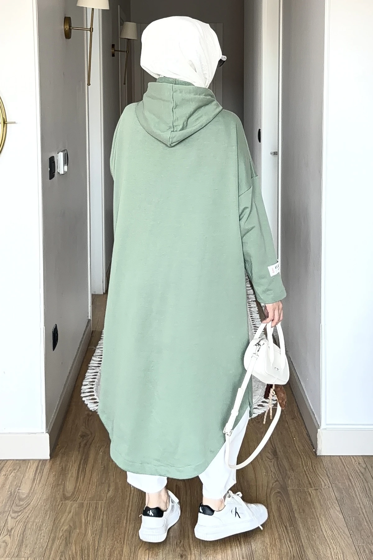 Lorenz İki İplik Düğme Detaylı Kapüşonlu Kap SMR-8627