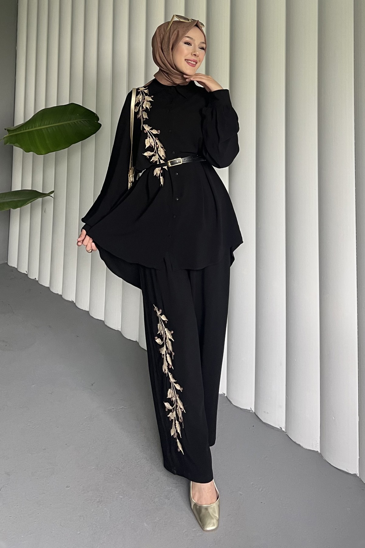Fulya Payet Nakışlı İkili Takım SK-8420