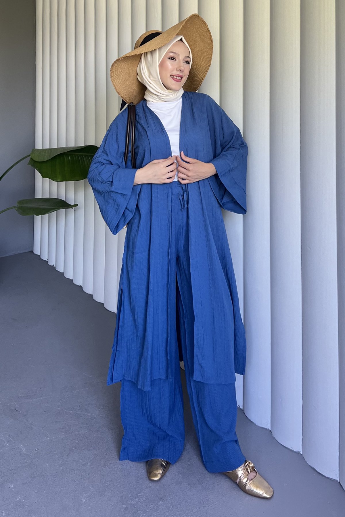 Basic Gofre Kimono Takım DMR-8523