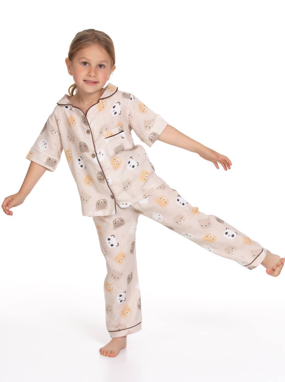 %100 Pamuk Müslin Pijama Takımı