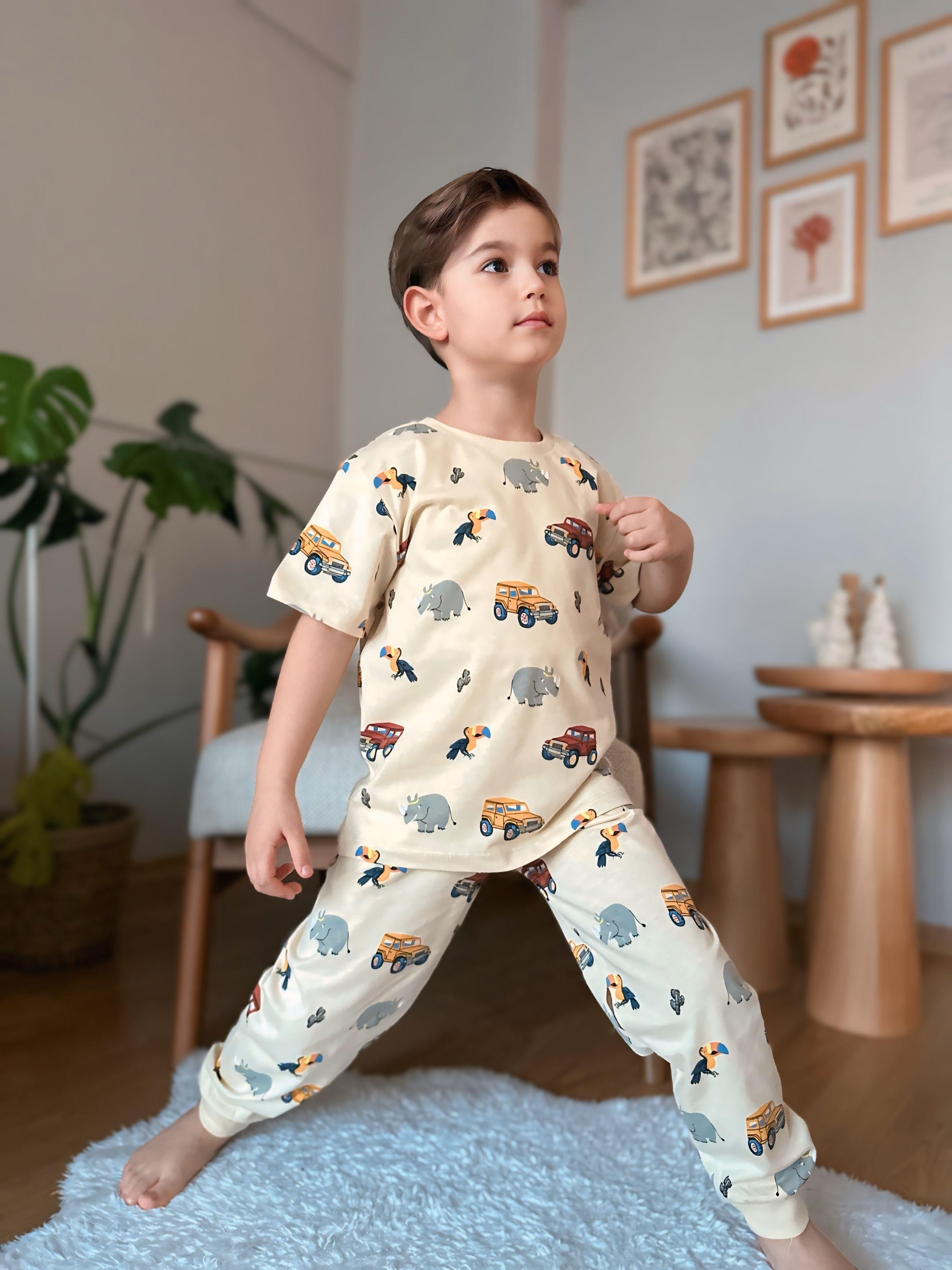 Kısa Kol Baskılı Pijama Takımı 9008