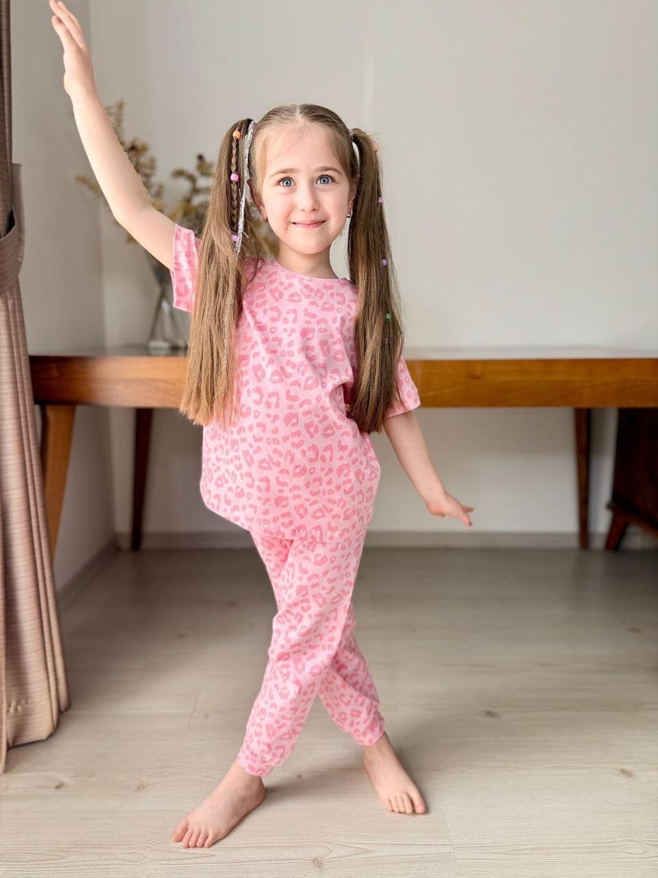 Kısa Kol Baskılı Pijama Takımı