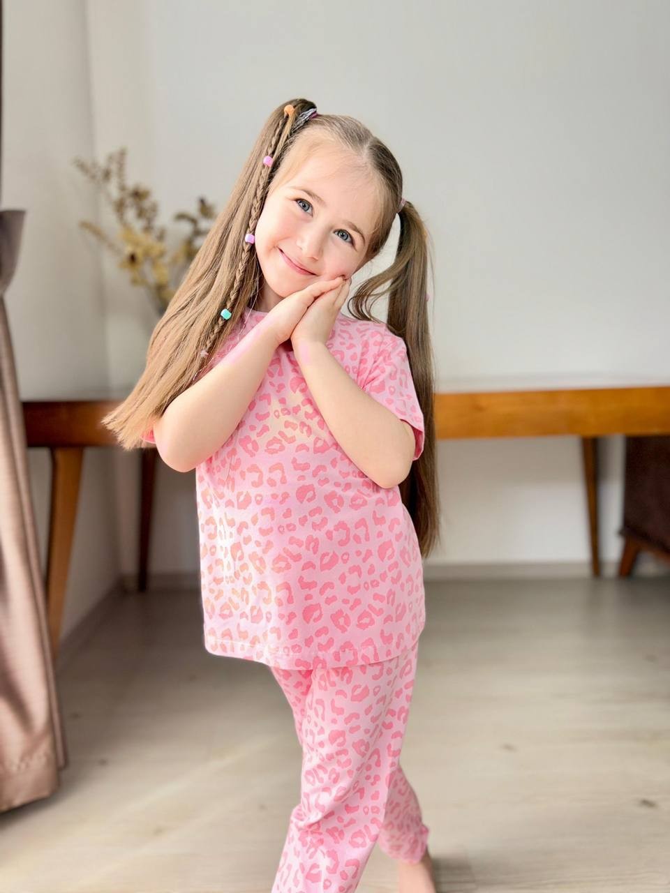 Kısa Kol Baskılı Pijama Takımı