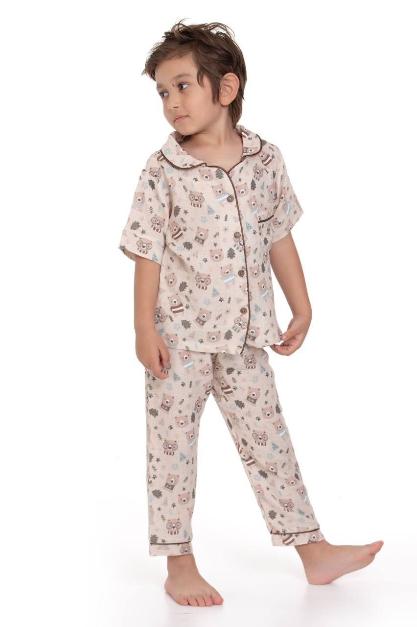 %100 Pamuk Müslin Pijama Takımı