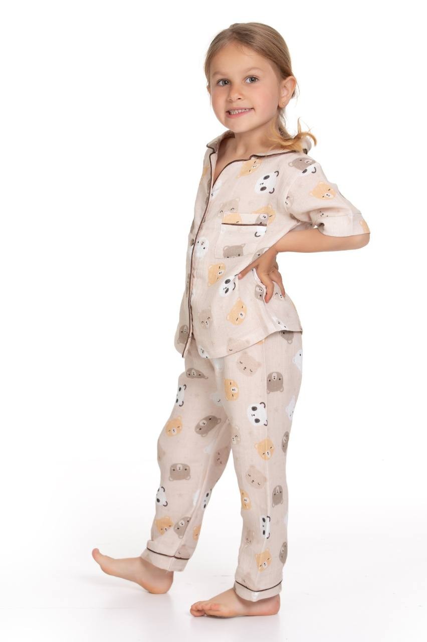 %100 Pamuk Müslin Pijama Takımı