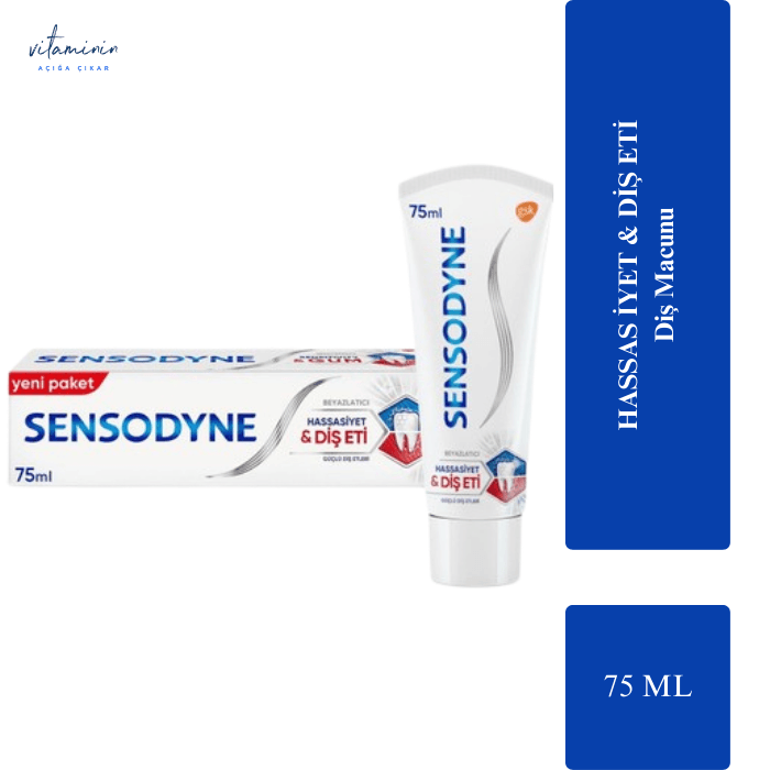 Sensodyne Diş Macunu Hassasiyet & Diş Eti 75 ML 