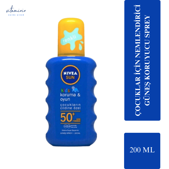 Nivea Sun Kids Güneş Spreyi Nemlendirici SPF50 200 ml