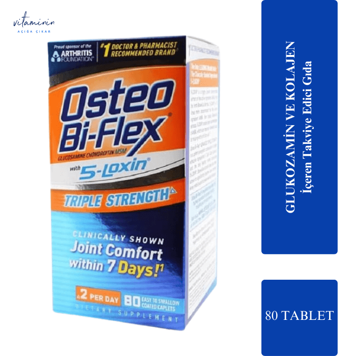 Osteo Bi-Flex 5-Loxin Adv 80 Tablet - Takviye Vitamin