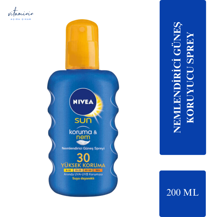 Nivea Sun Güneş Spreyi Koruma & Nem SPF30 200 ml