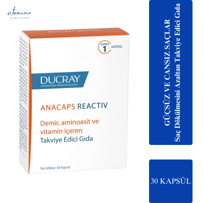 Ducray Anacaps Reactiv 30 Kapsül 