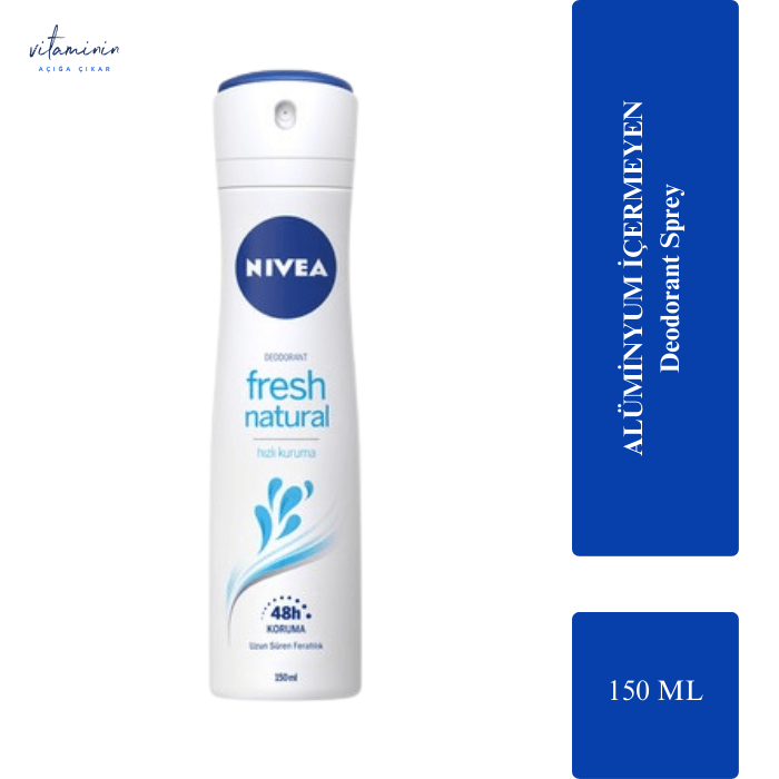 Nivea Fresh Natural 150 ML اسپری ضد عرق زنانه 