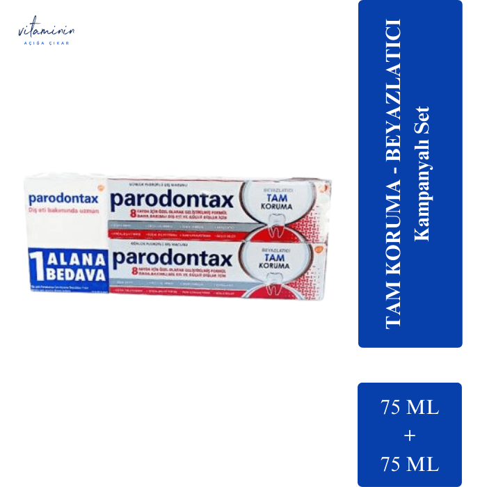 Parodontax  Pro 1+1 75 ML خمیر دندان سفید کننده 