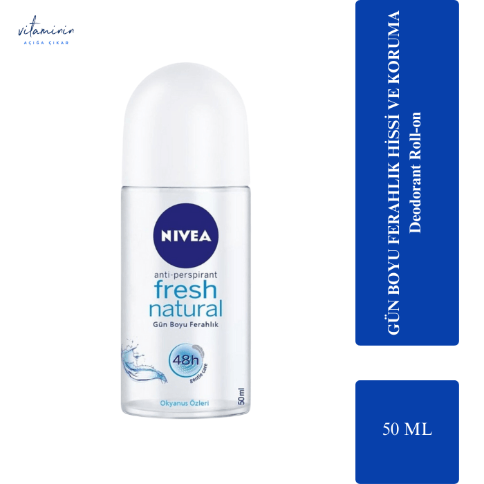 Nivea Kadın Roll-On Deodorant Fresh Natural 50 ML
