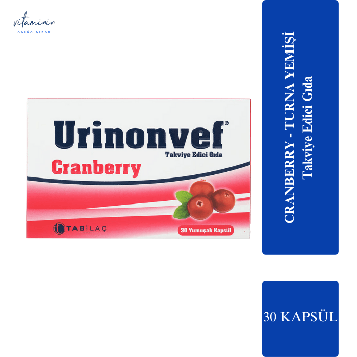  (30عددی) Urinonvef Cranberry کپسول نرم