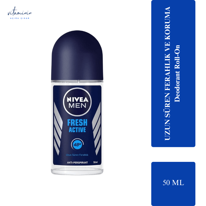 Nivea Erkek Roll-On Deodorant Fresh Active 50 ML