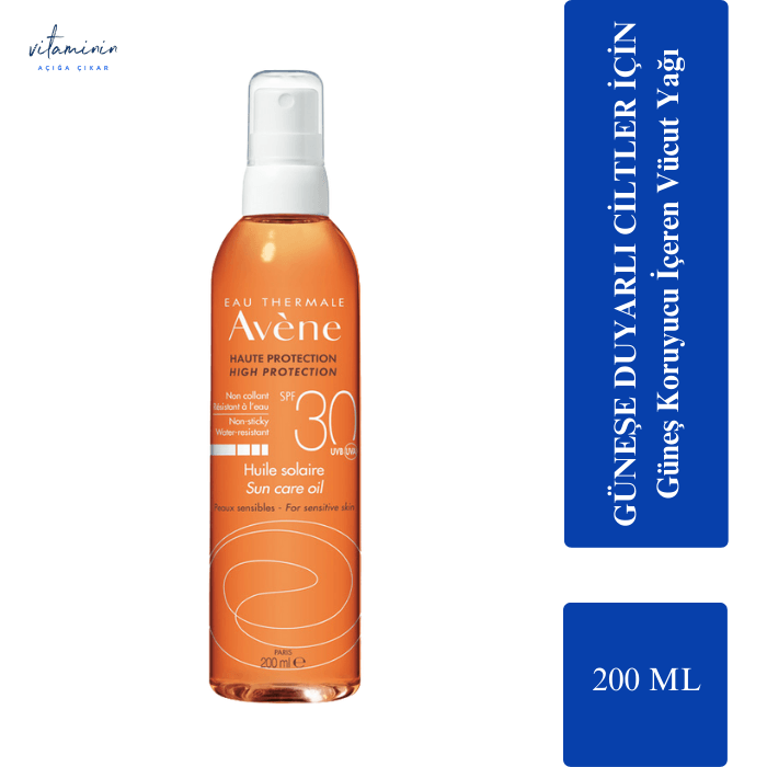 Avene Huile Solaire Spf30 Vücut Yağı 200ml