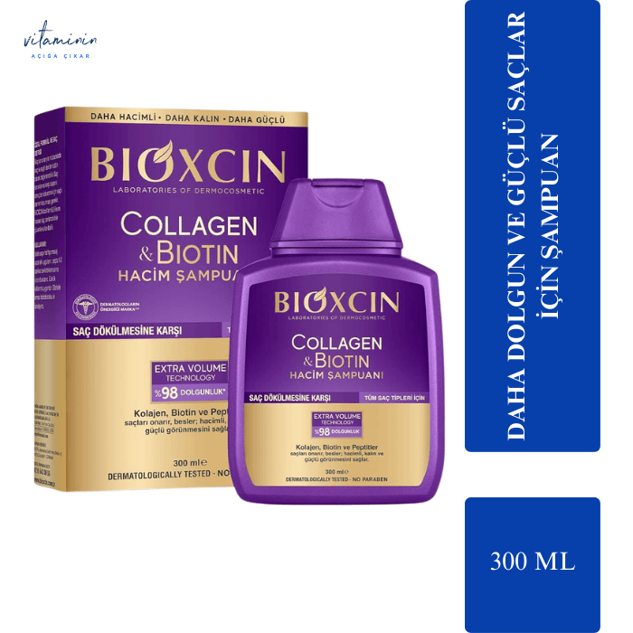 Bioxcin Collagen & Biotin Hacim Şampuanı 300 ml