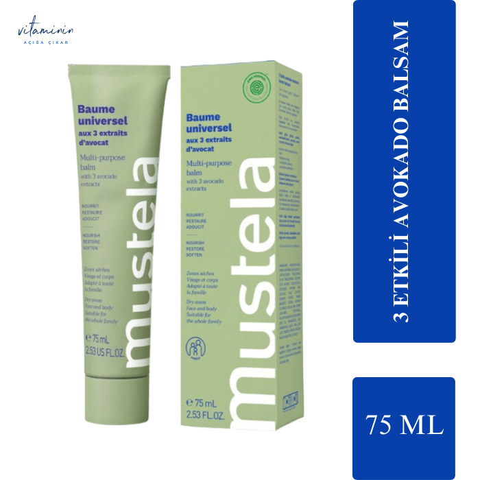 Mustela Avokado Balsam 3 Etkili 75 ml